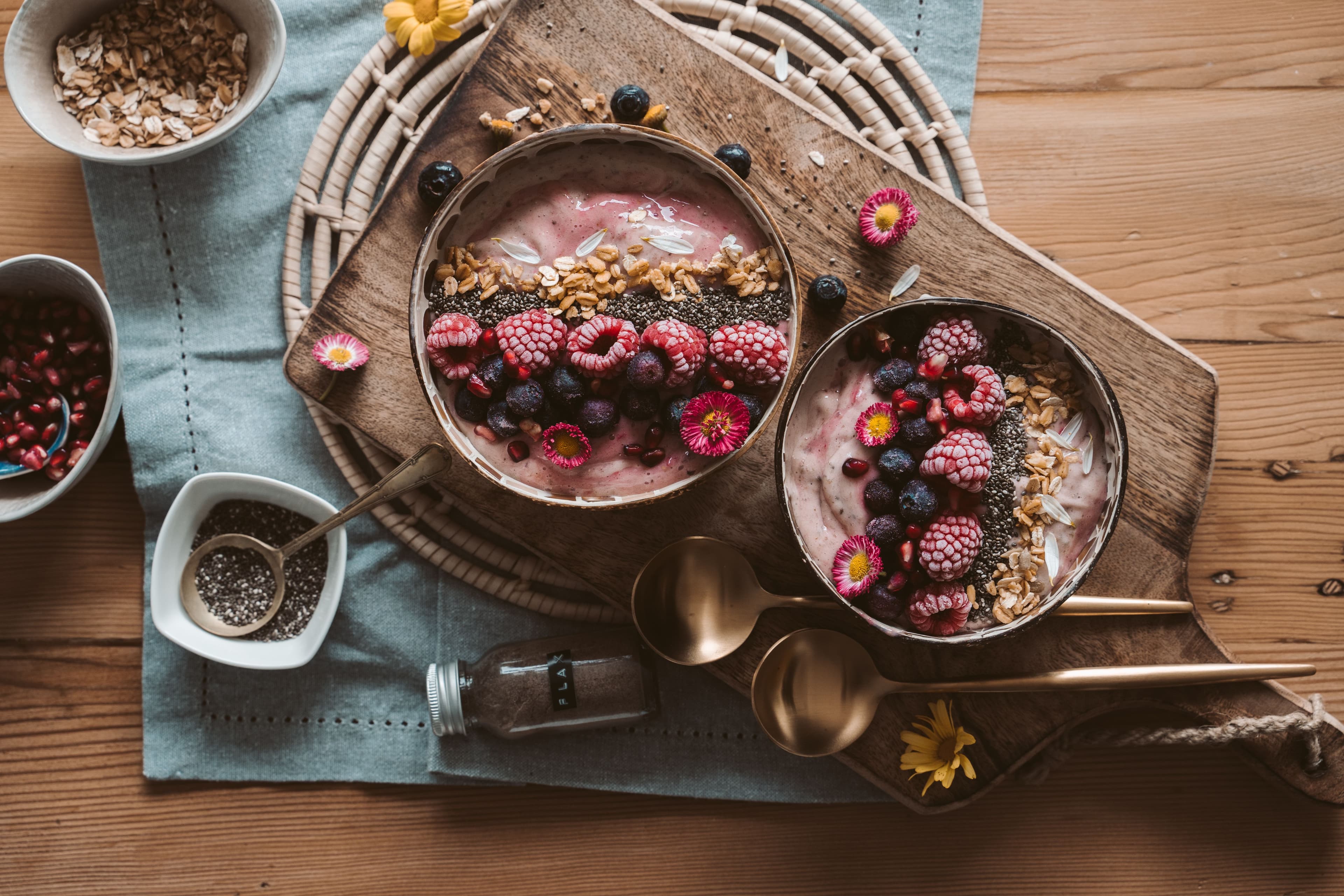 Receita Overnight Oats Proteico com Frutas Vermelhas no Viva no Flow